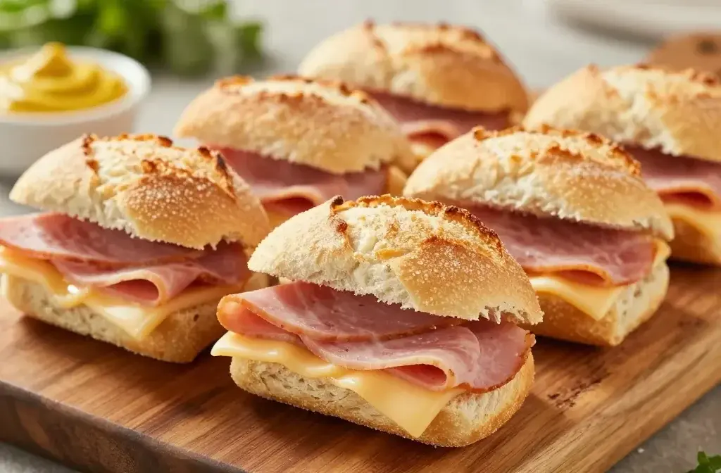 Ham and Cheese Mini Sandwiches: Bite-Sized Bliss