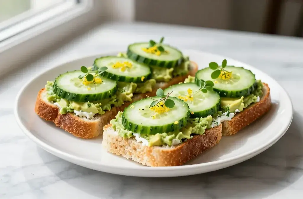 Avocado Cucumber Tea Sandwiches: Elegant, Easy, Delicious