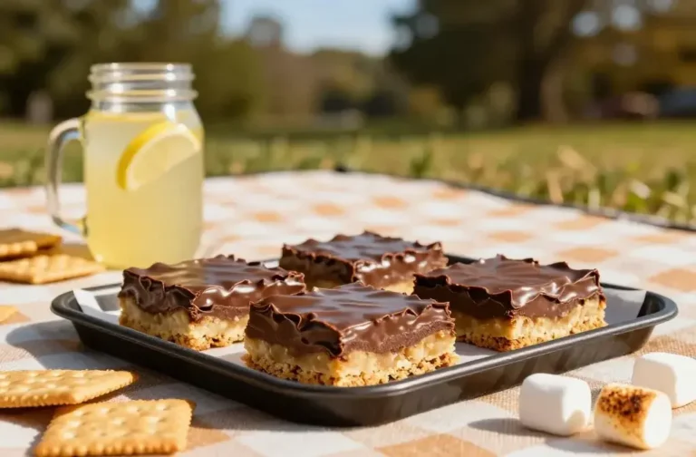 S’Mores Dessert Bars for a Picnic: Picnic-Perfect Bars