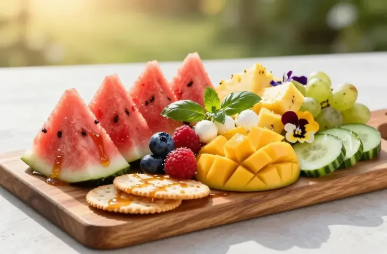 Watermelon Berry Fruit Board for Summer: Ultimate Glow-Board