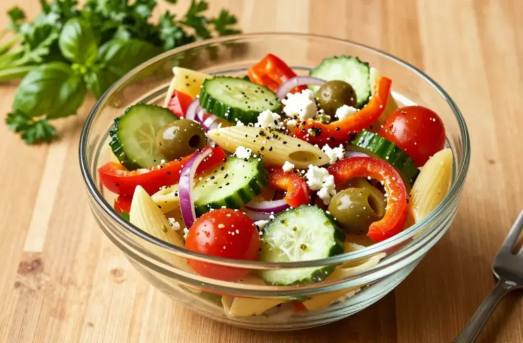 Cold Veggie Pasta Salad with Italian Dressing: Fresh & Fast