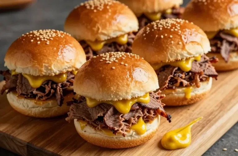 Roast Beef Mini Sandwiches with Mustard: Bold Bites