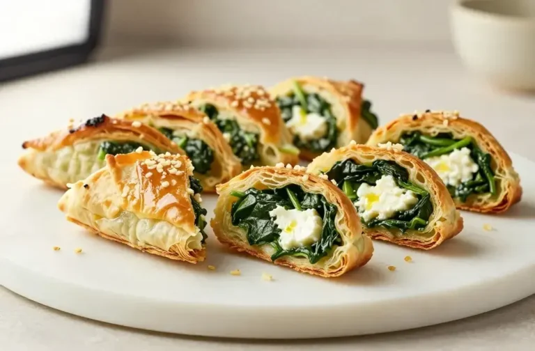 Spinach and Feta Pinwheel Appetizers: Easy Crowd-Pleasers