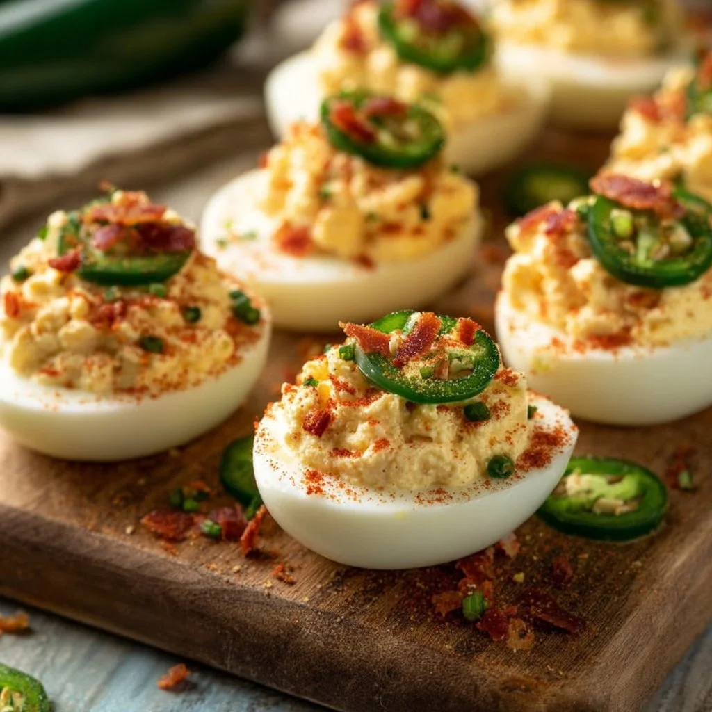 Jalapeño Popper Deviled Eggs
