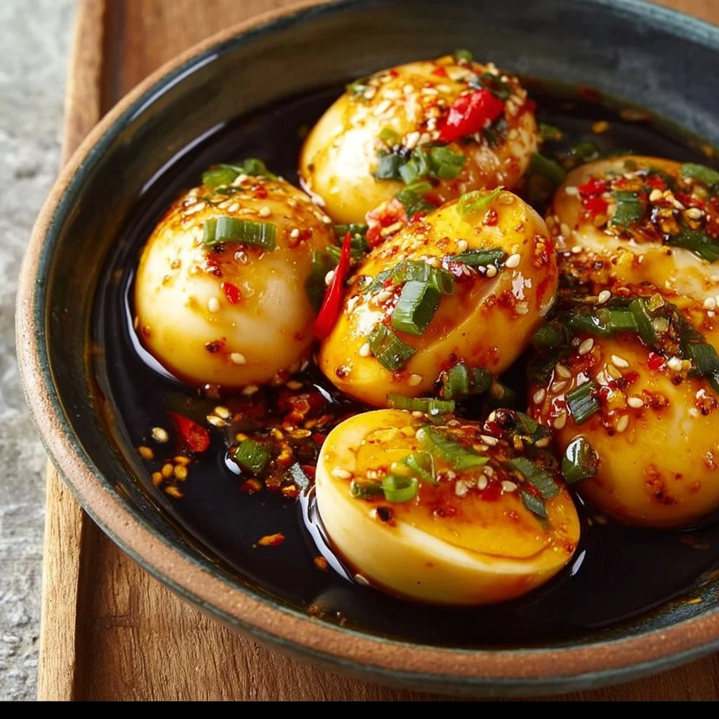 Korean Soy Marinated Eggs