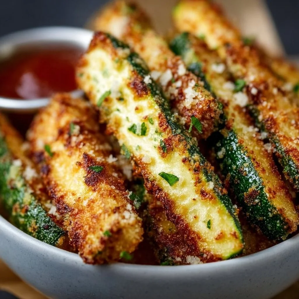 Low Calorie Air Fryer Zucchini Fries