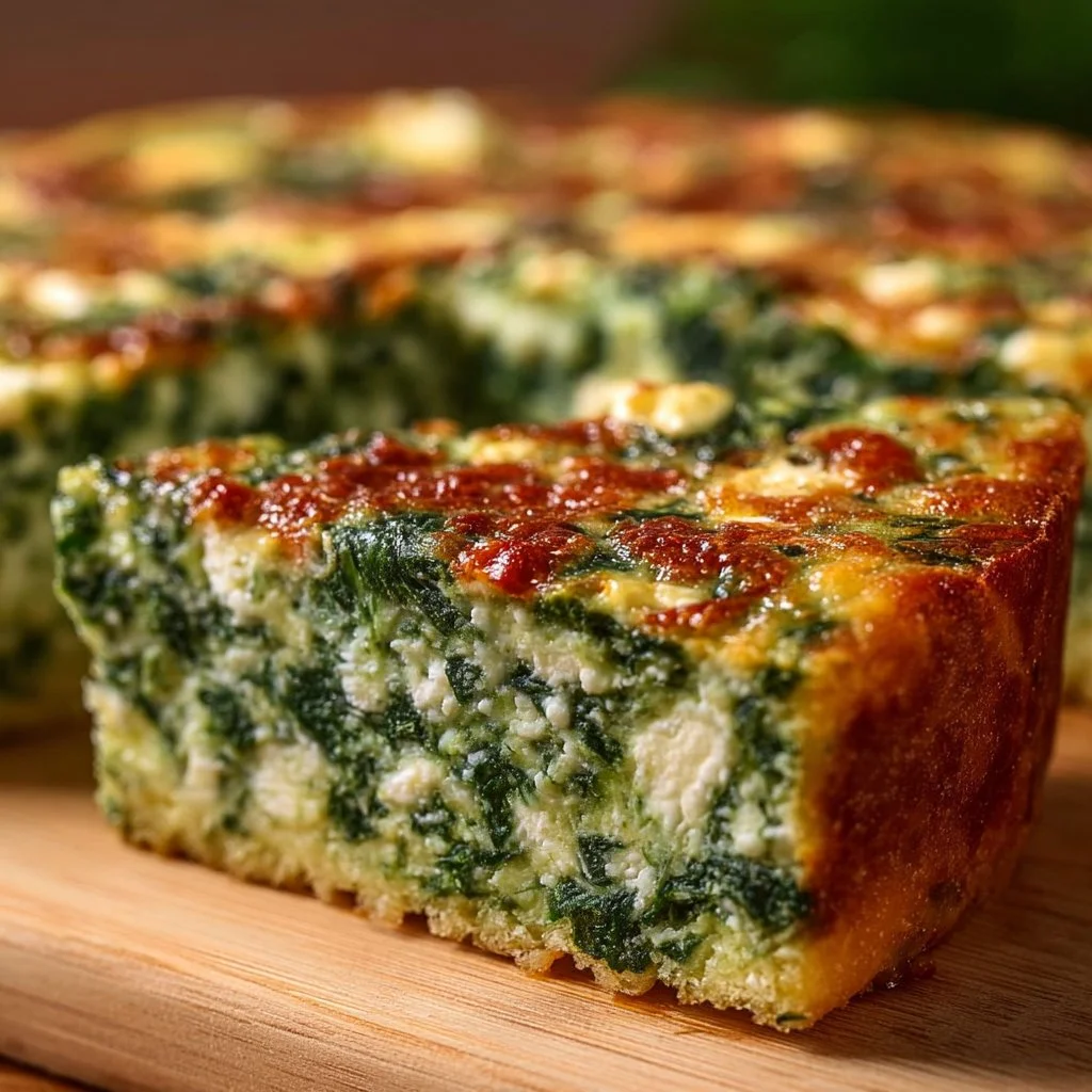 Mediterranean Spinach Cheese Feta Quiche