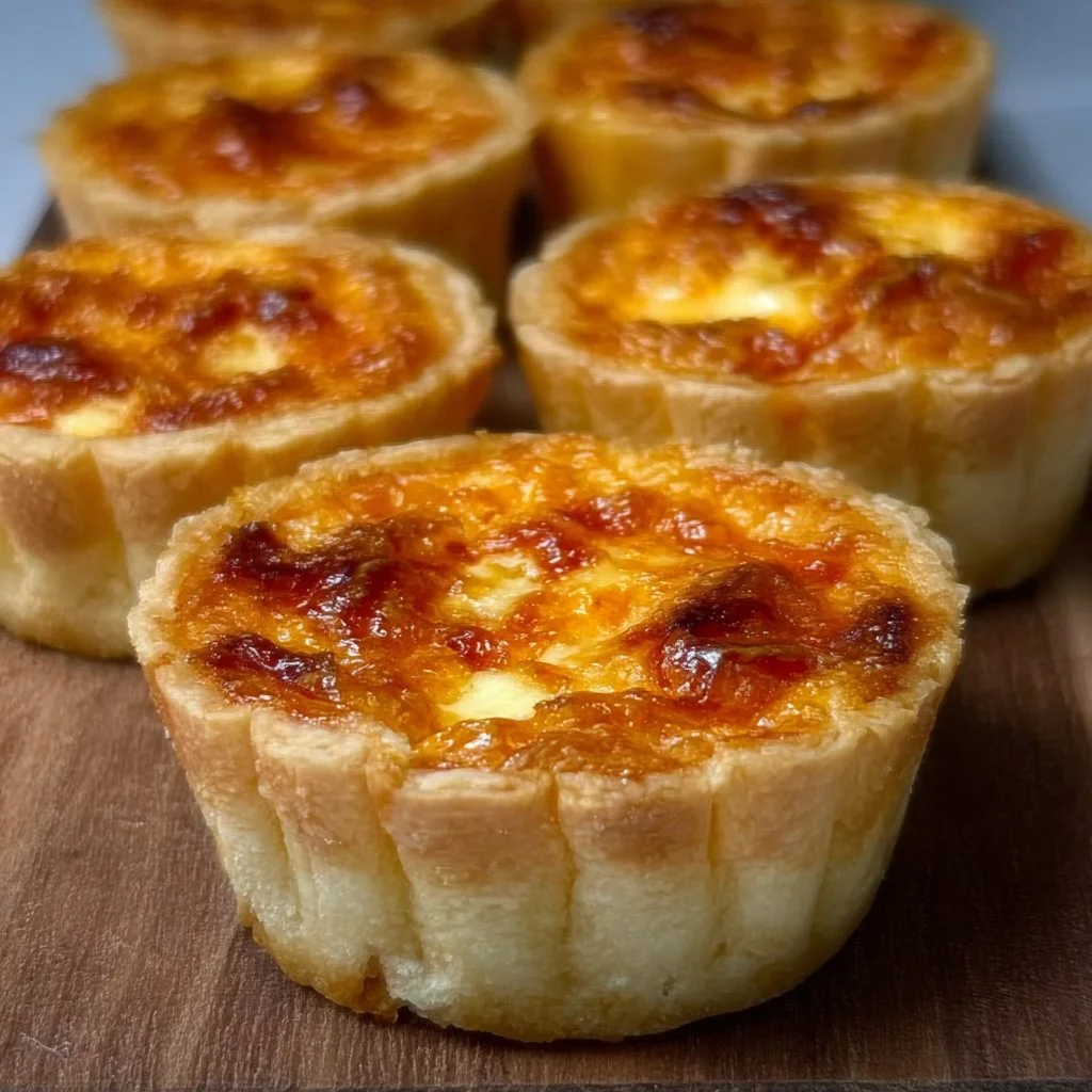 Mini cheese quiche