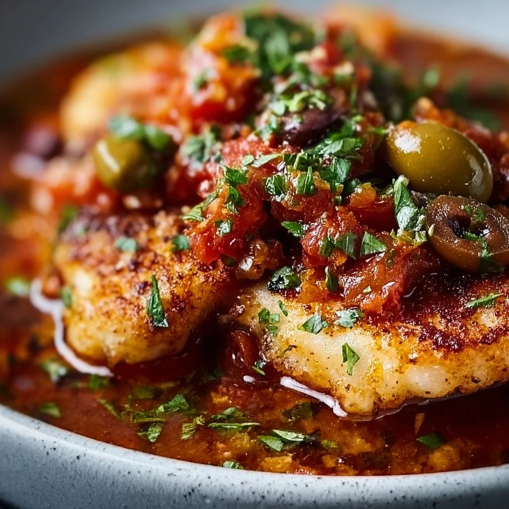 Modern Fish Puttanesca