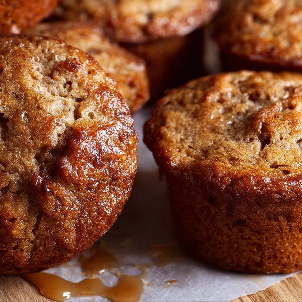 Reduced-Sugar Banana Bread Muffins