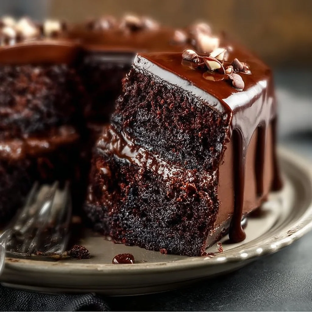 Rich Chocolate Birthday Cake