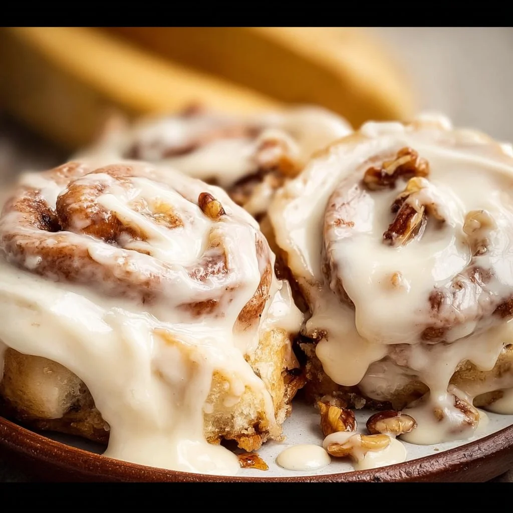 Sourdough Banana Cinnamon Rolls