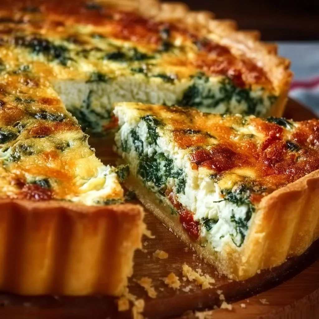 Spinach and Ricotta Quiche