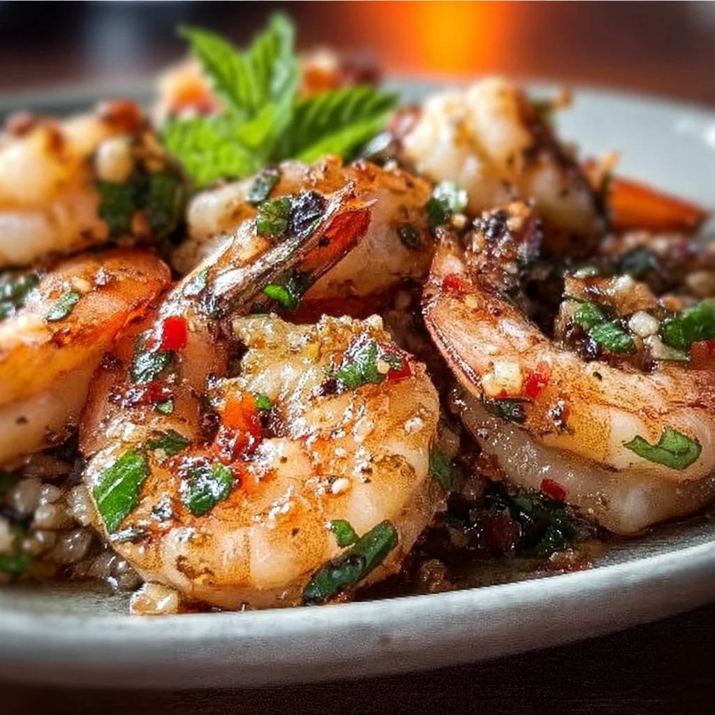 Thai Chili Lemongrass Grilled Shrimp