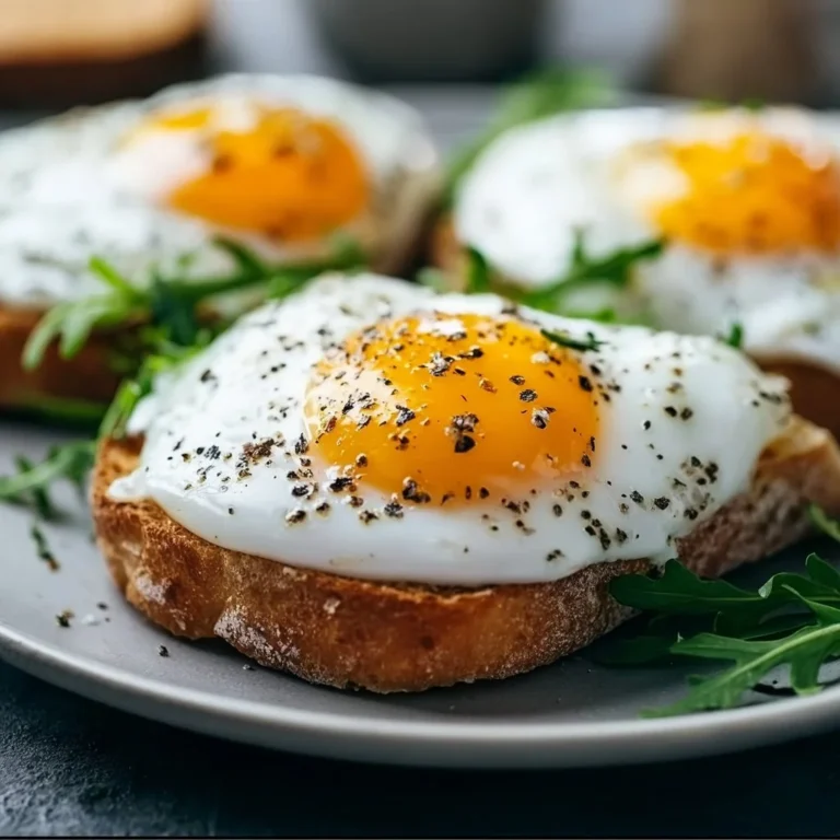 Air fryer poached eggs served on a plate, showcasing a creamy yolk