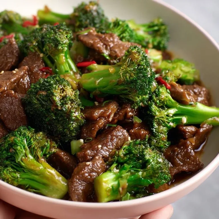 Delicious beef and broccoli stir-fry served in a bowl with rice.