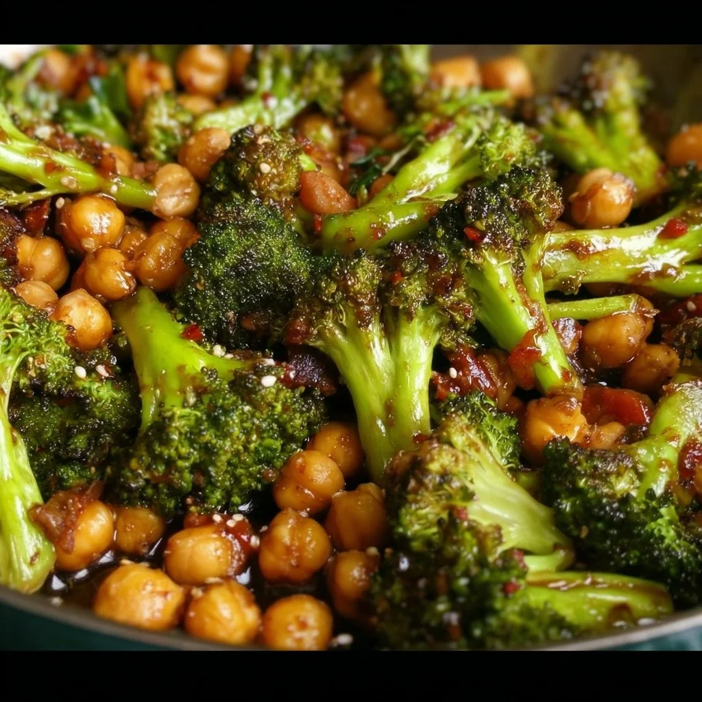 Broccoli Stir Fry with Chickpeas
