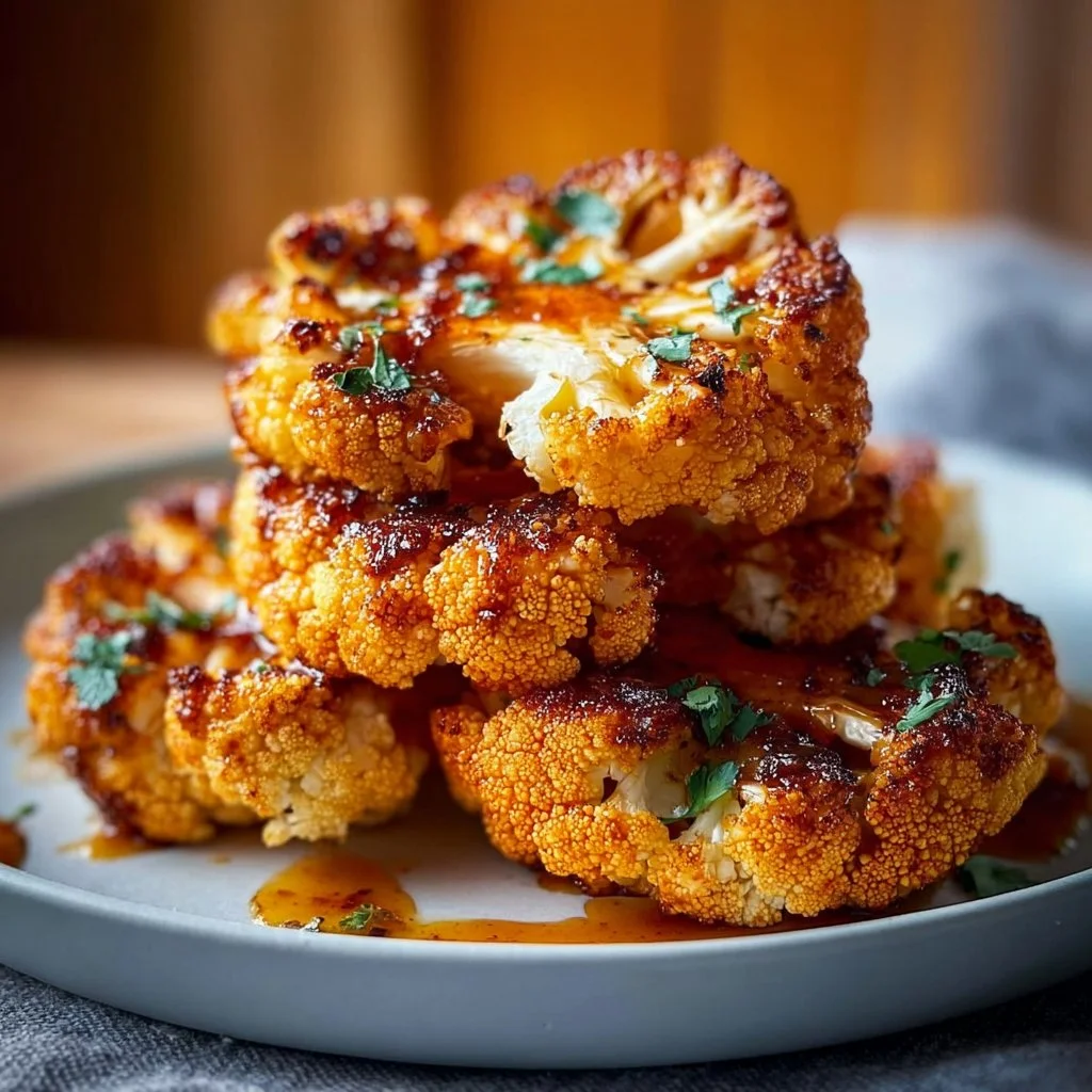 Buffalo Cauliflower Steak