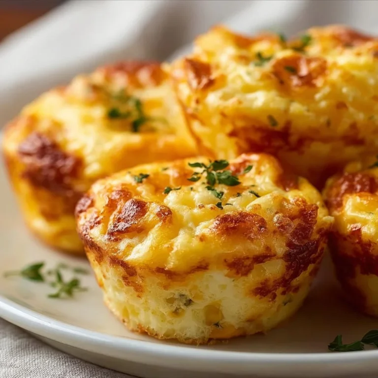 Cheesy muffin tin cottage cheese egg bites for a healthy breakfast