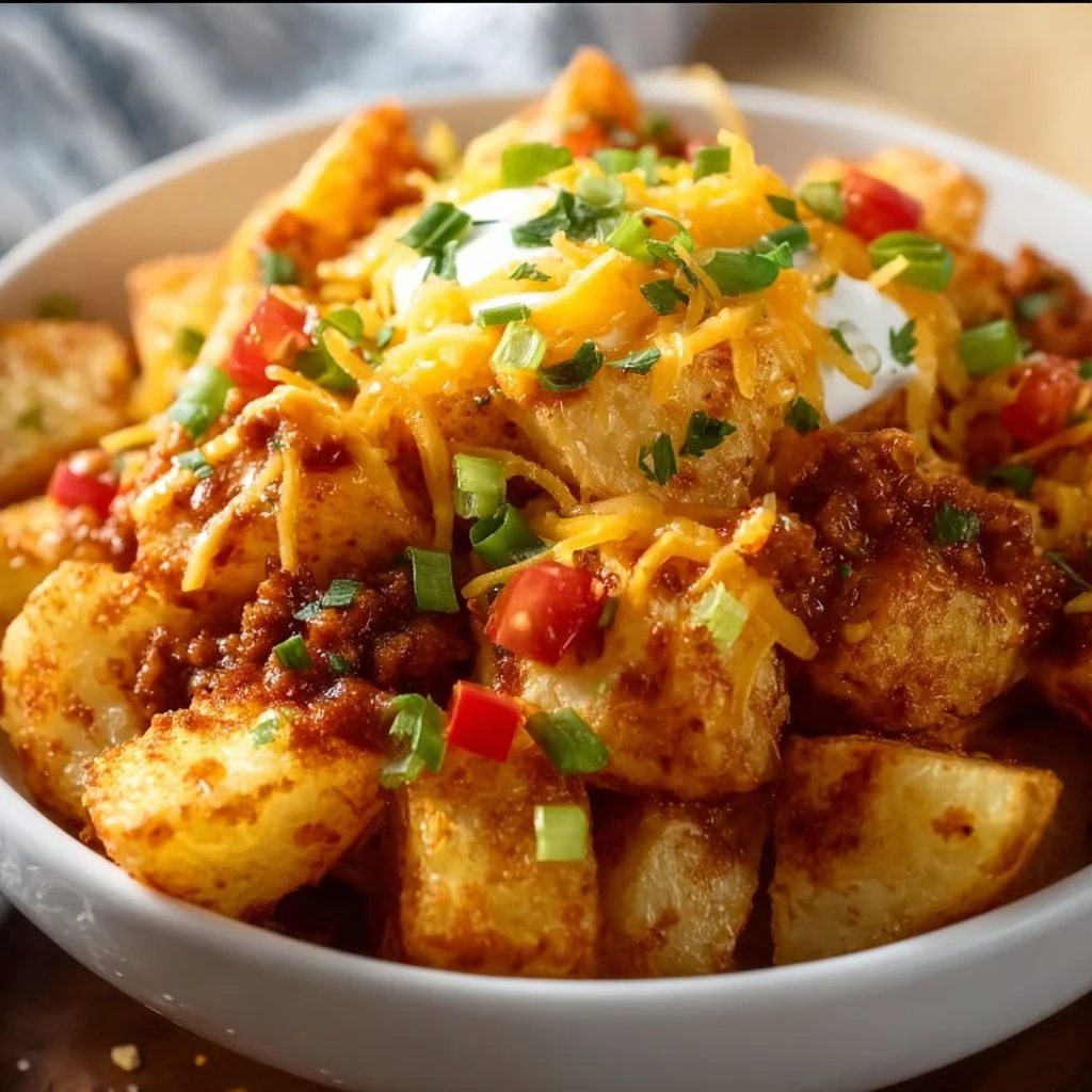 Cheesy Taco Potatoes