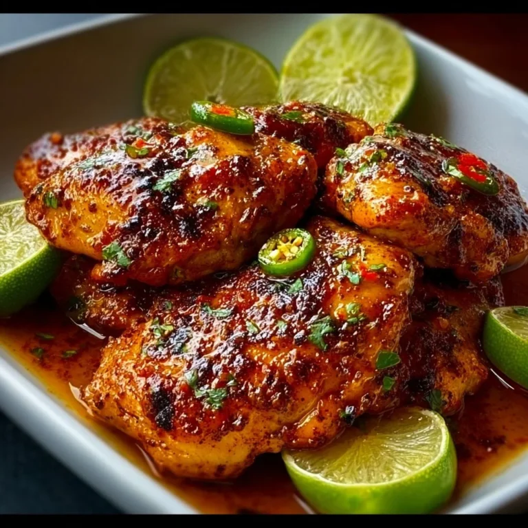 Delicious plate of Chili Lime Chicken with vibrant colors and fresh ingredients.