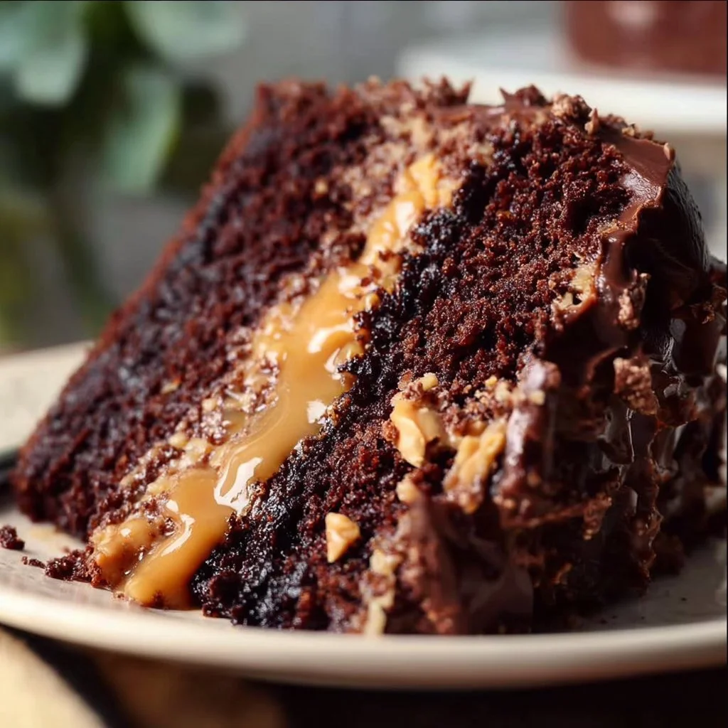 Chocolate Snickers Cake