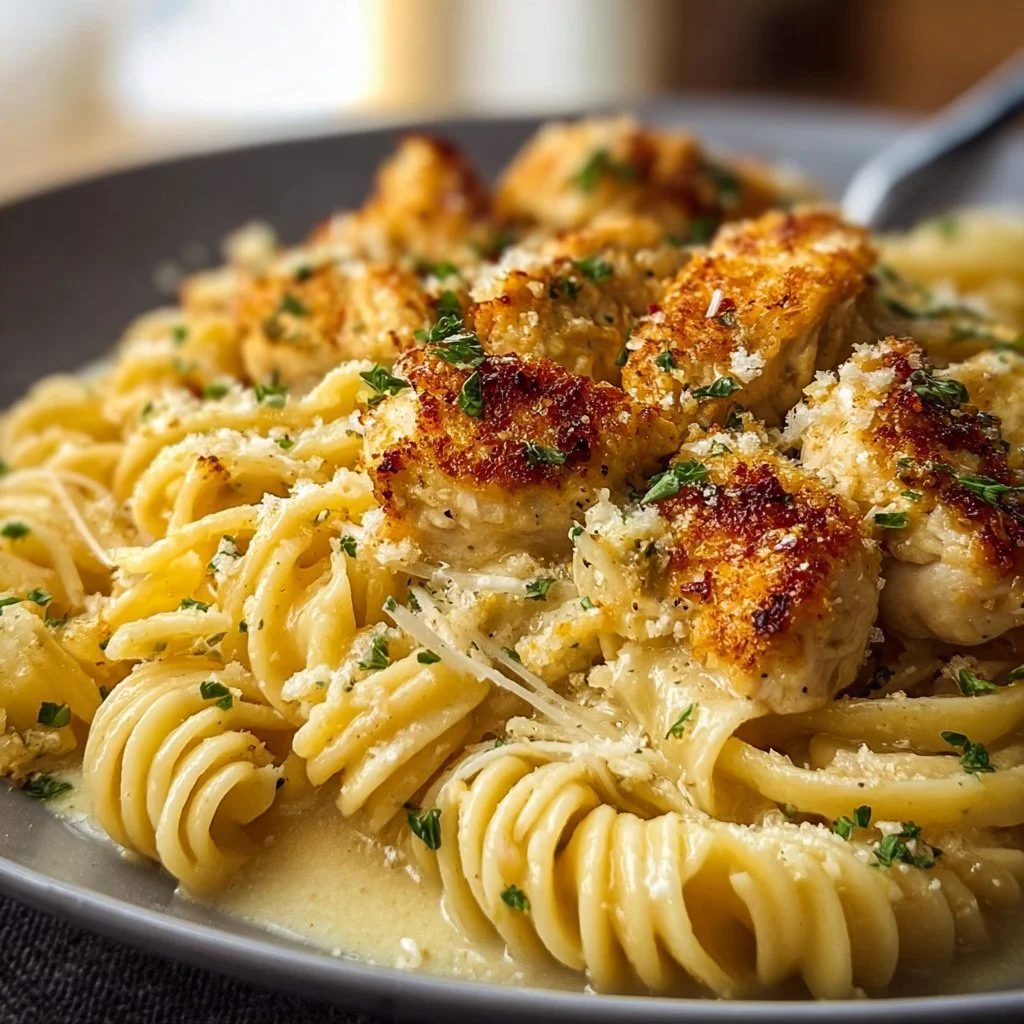 Creamy Garlic Parmesan Chicken Pasta