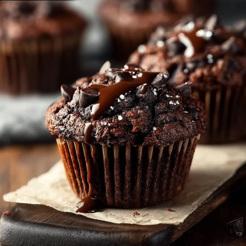 Double Chocolate Espresso Muffins