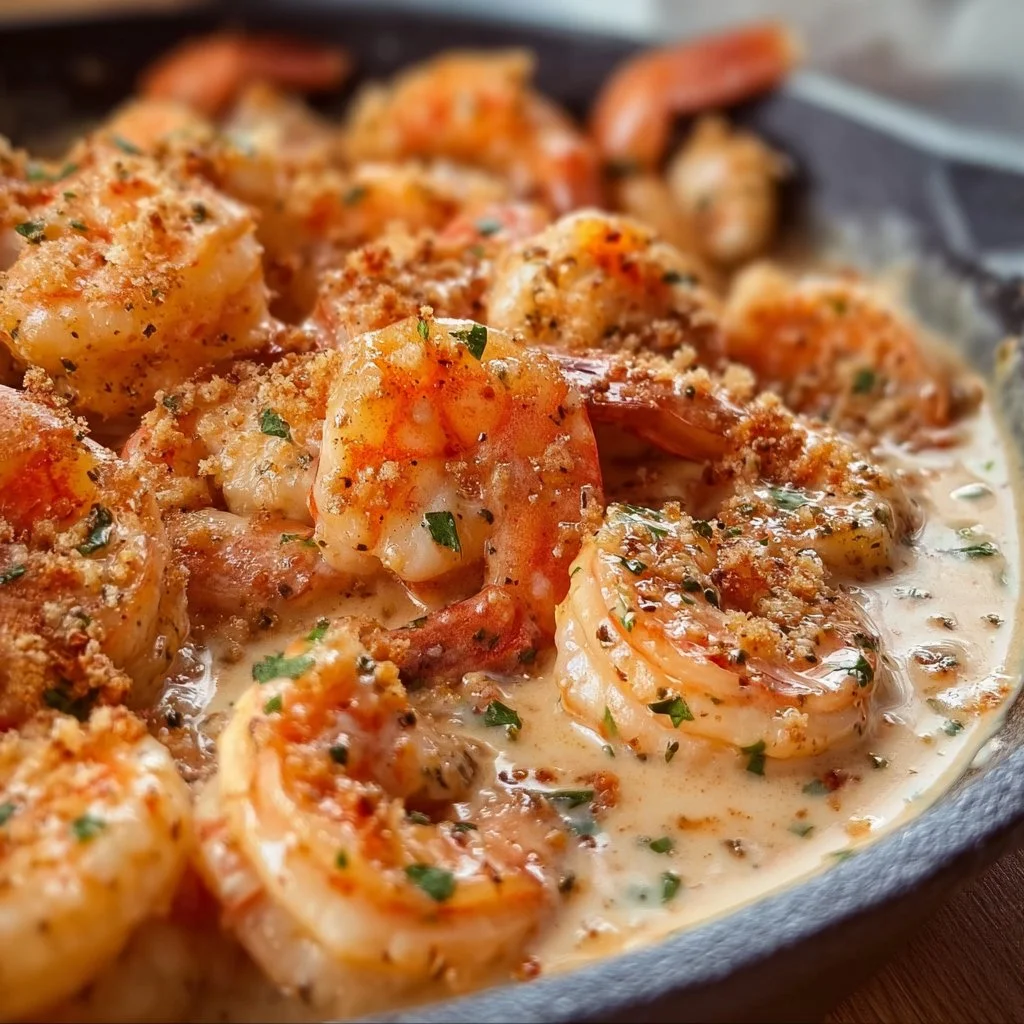 Easy Creamy Garlic Shrimp