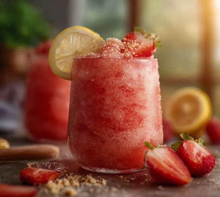 Easy Frozen Strawberry Lemonade