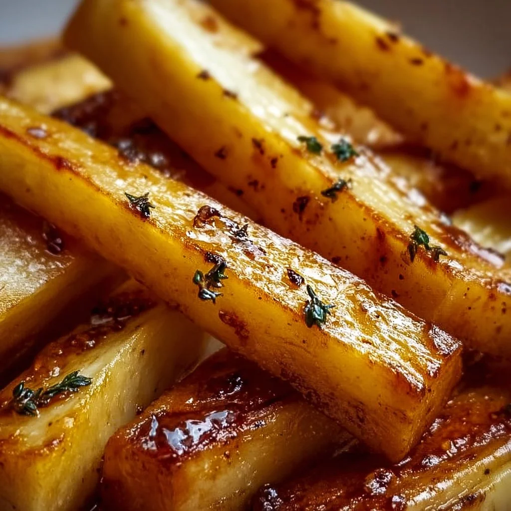 Easy Maple Roasted Parsnips
