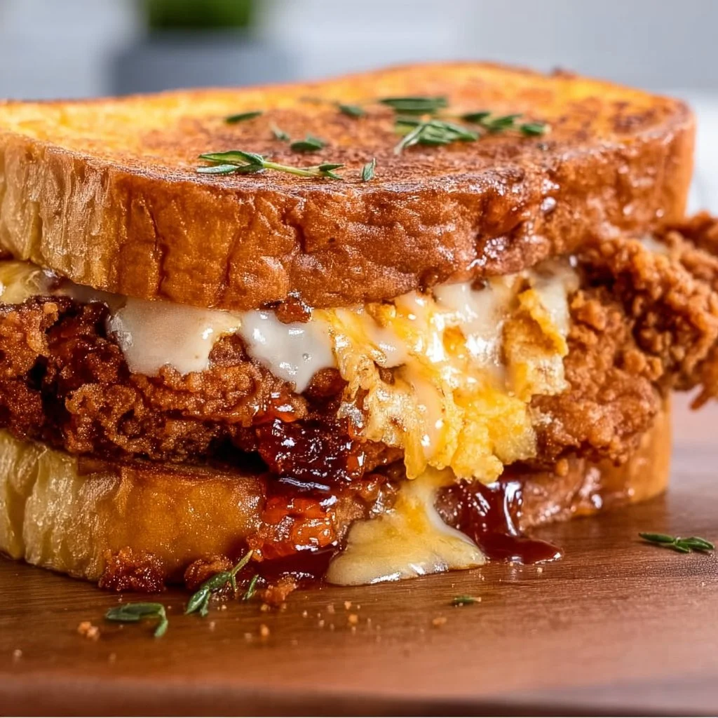 French Toast Fried Chicken Sandwich