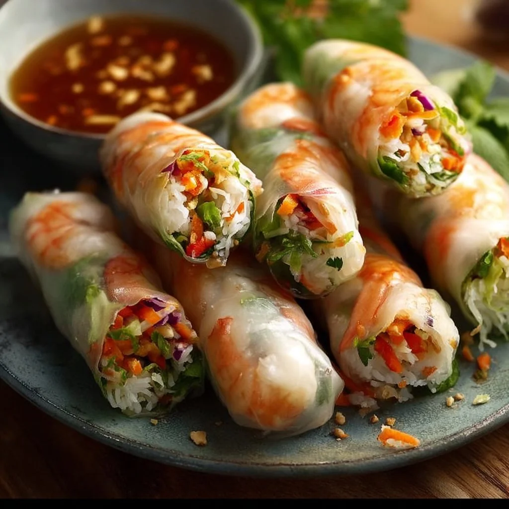 Fresh Shrimp Spring Rolls