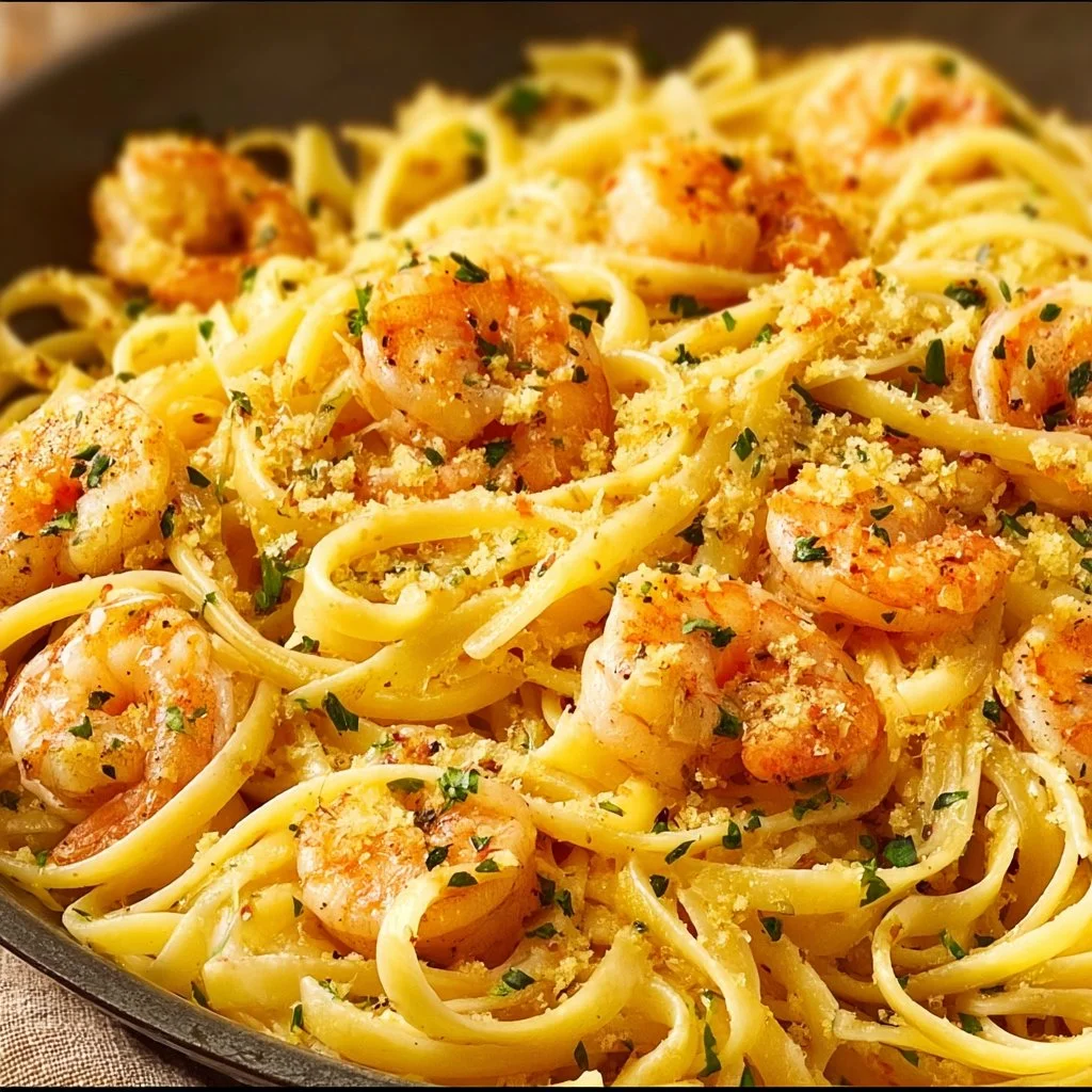Garlic Butter Shrimp Pasta