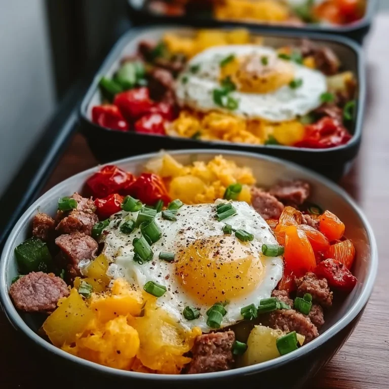 High protein freezer friendly breakfast bowls for nutritious morning meals