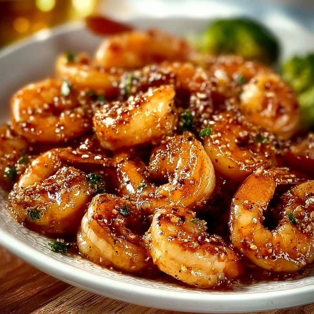 High-Protein Honey Garlic Shrimp