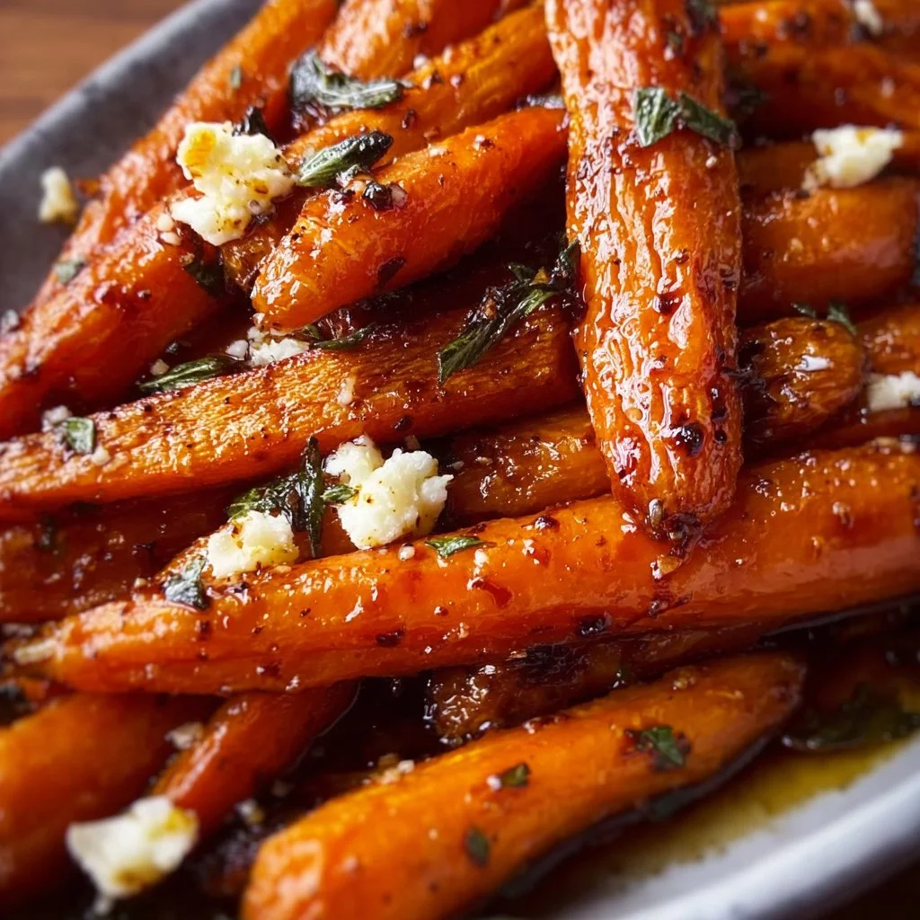Honey Balsamic Roasted Carrots