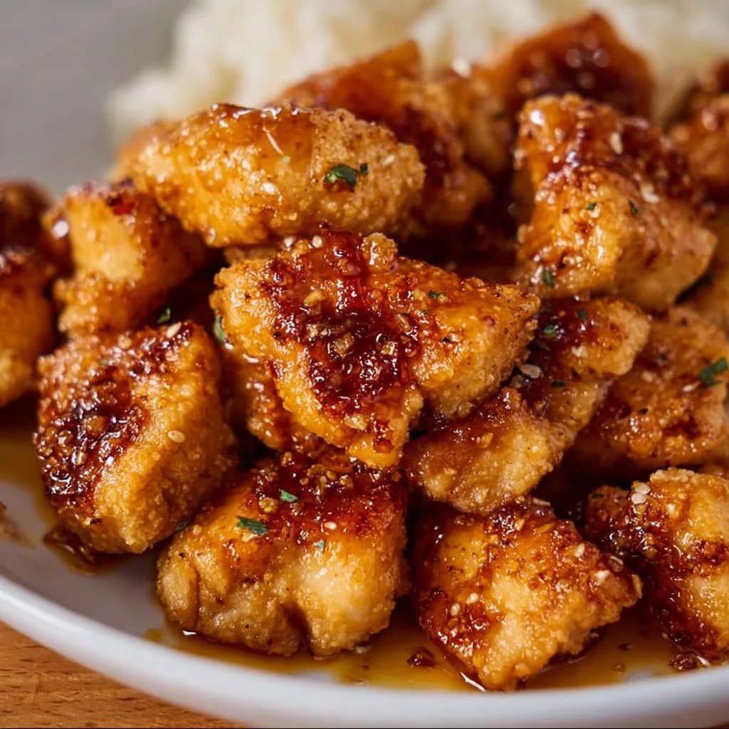 Honey Garlic Chicken Bites