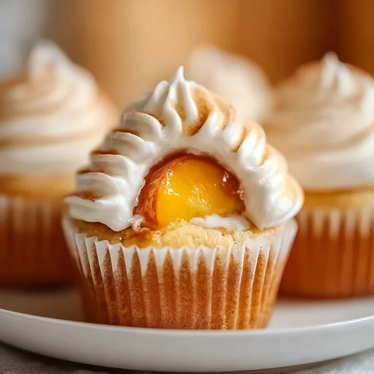 Honey Peach Cream Cheese Cupcakes topped with fresh peach slices