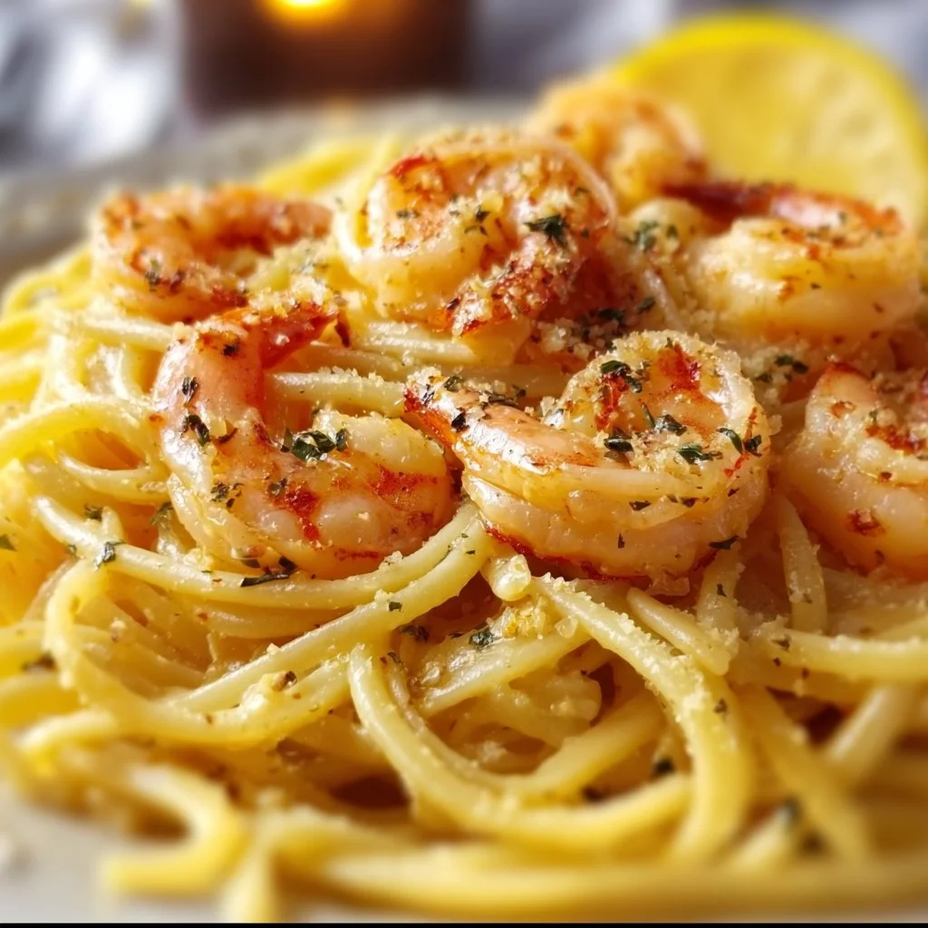 Lemon Butter Shrimp Pasta Delight