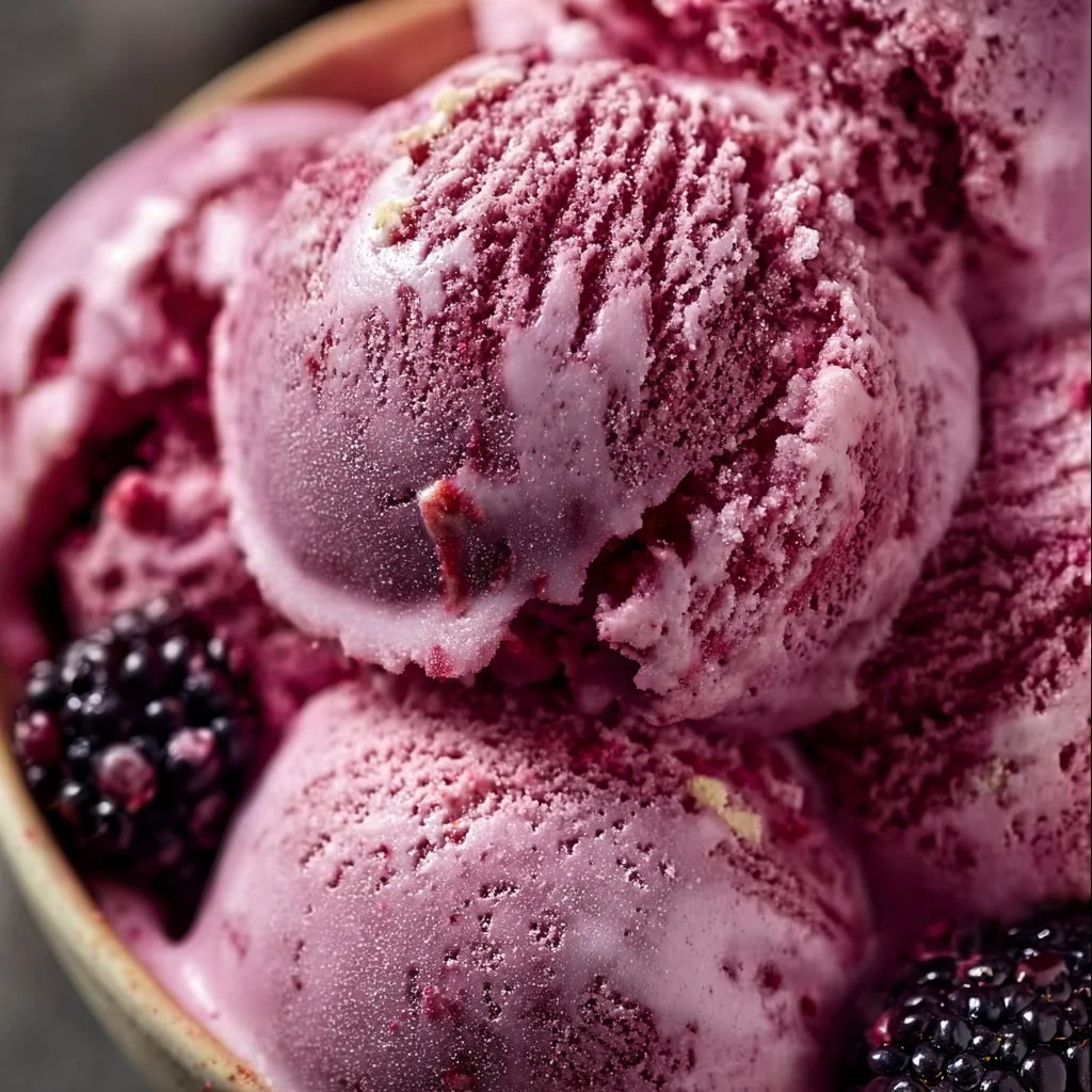Ninja Creami Blackberry Ice Cream