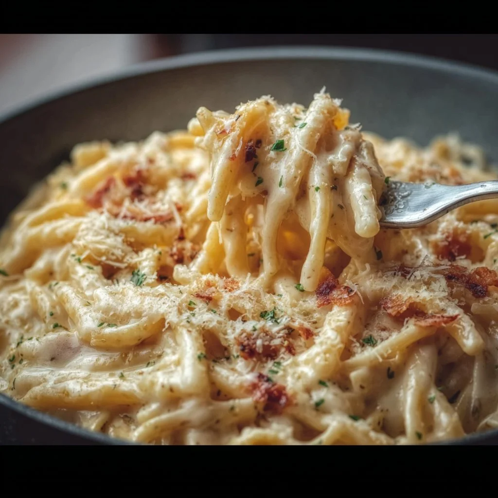 One Pot Creamy Garlic Pasta