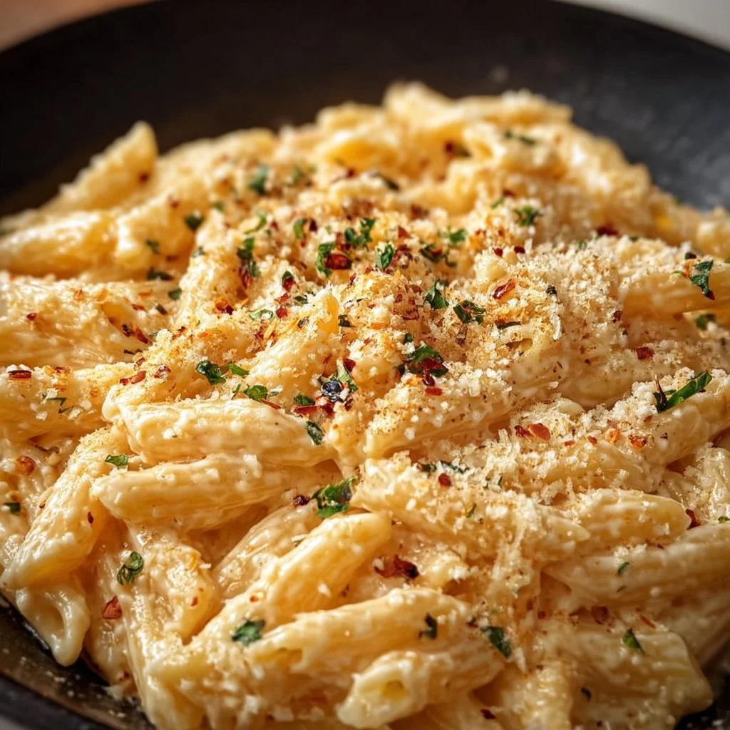 One Pot Creamy Garlic Pasta