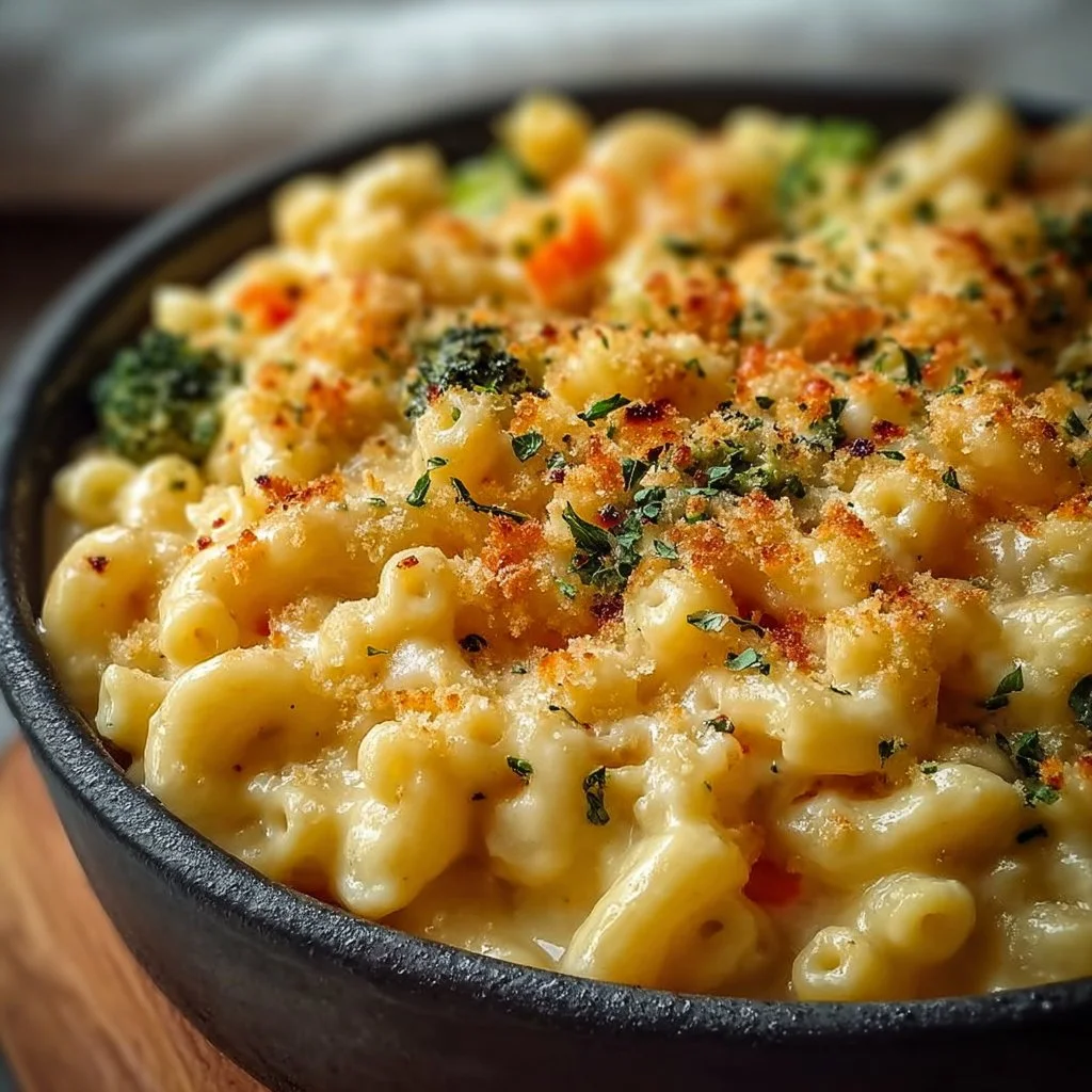 One Pot Veggie Mac and Cheese