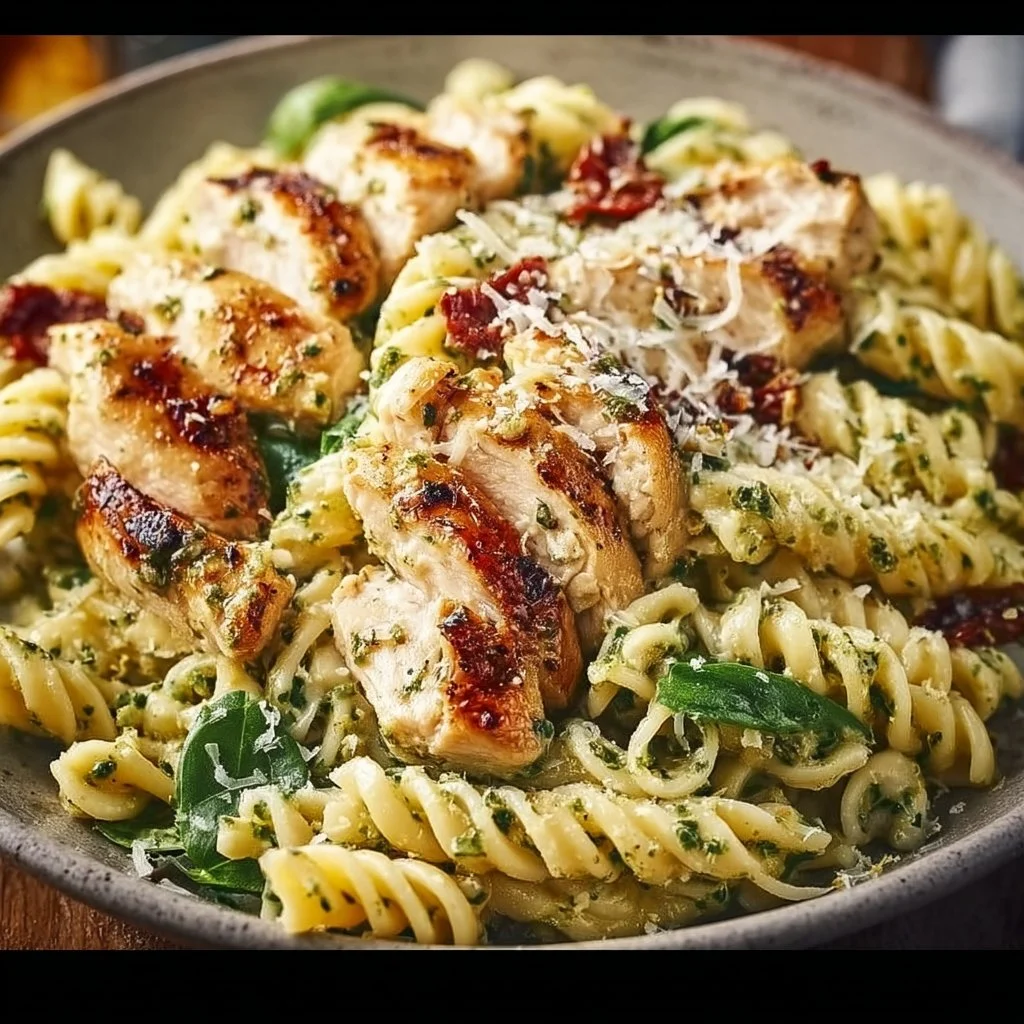 Pesto Pasta with Chicken