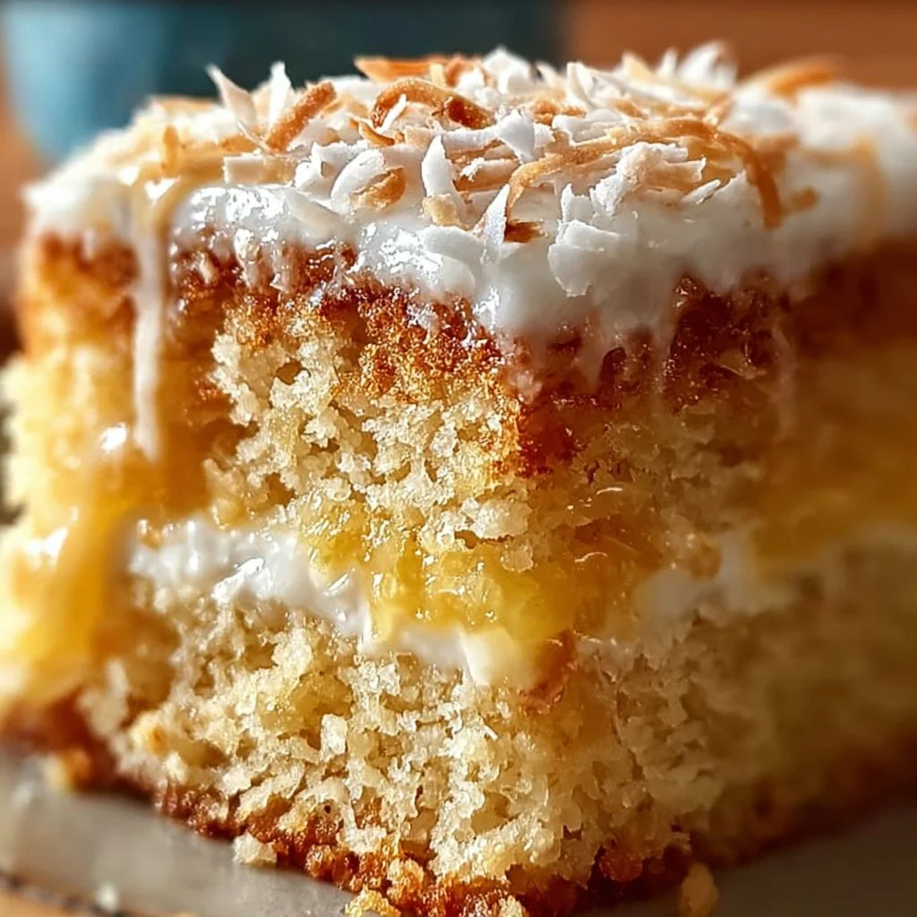 Pineapple Coconut Dream Cake