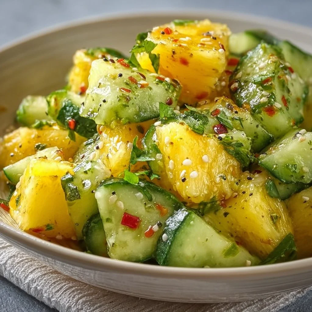 Pineapple Cucumber Salad