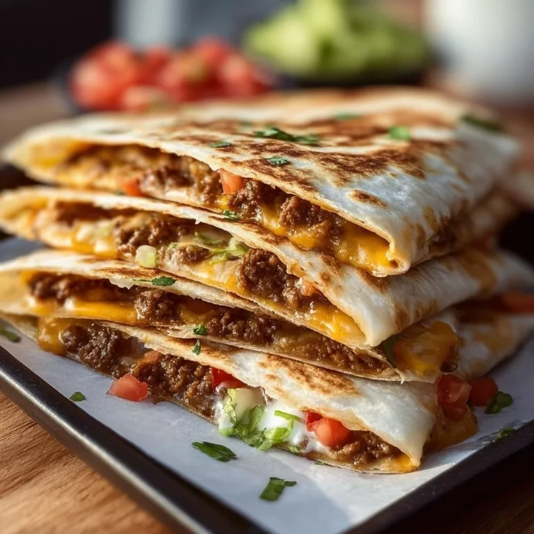 Delicious Smashburger Quesadillas filled with savory ingredients