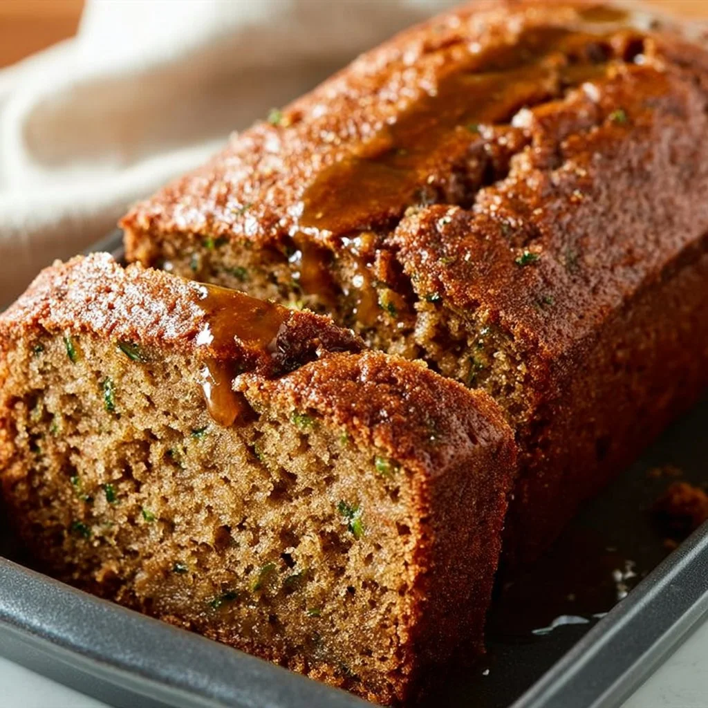 Spiced Zucchini Bread with Brown Sugar