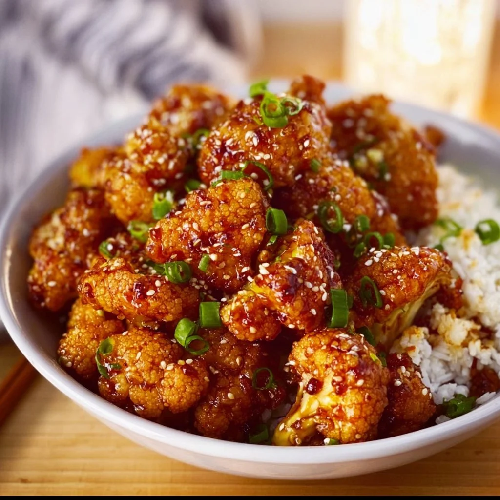 Sticky Sesame Cauliflower